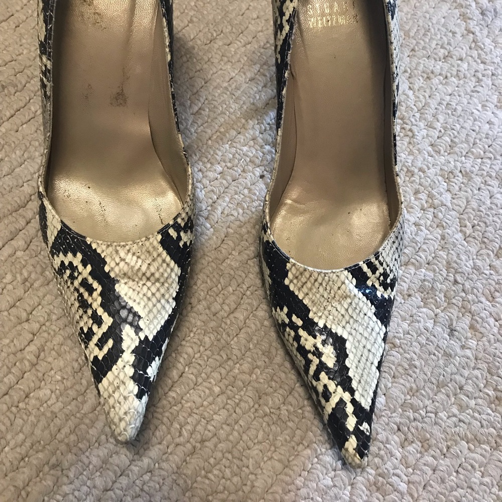 Snake skin heels